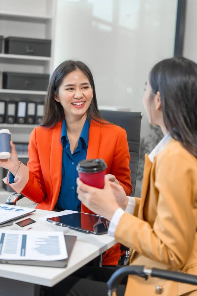 Two Asian Business Woman